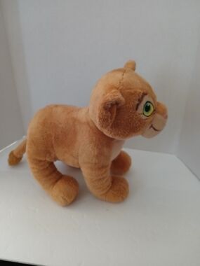 Disney Simba Plush Cub - Tan Fur with Green Eyes